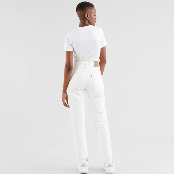 Levi's Premium 501 ORIGINAL CROPPED JEANS IN COME CLEAN - Picture 6 of 7